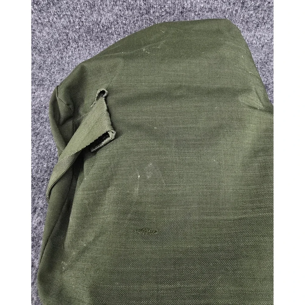 US Military Issue Duffel Bag Large Olive Green Nylon Backpack Straps Deployment